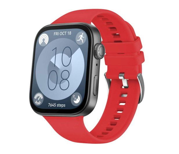 FIXED Silicone Strap do Huawei Watch FIT 3 red FIXSSTB-1388-RD - 1341093 - zdjęcie 2